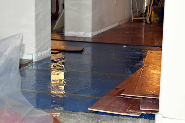Professional Flood Cleanup technician working in Livingston, CA